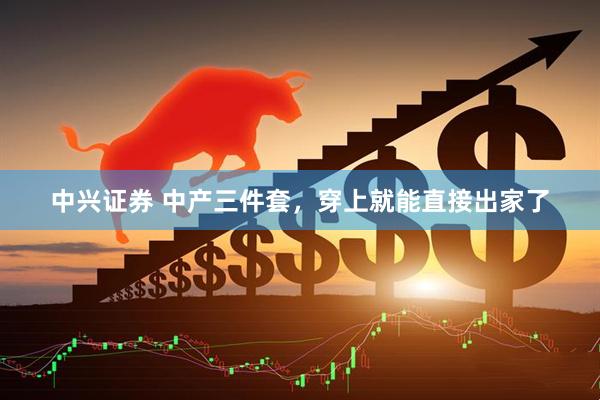 中兴证券 中产三件套，穿上就能直接出家了